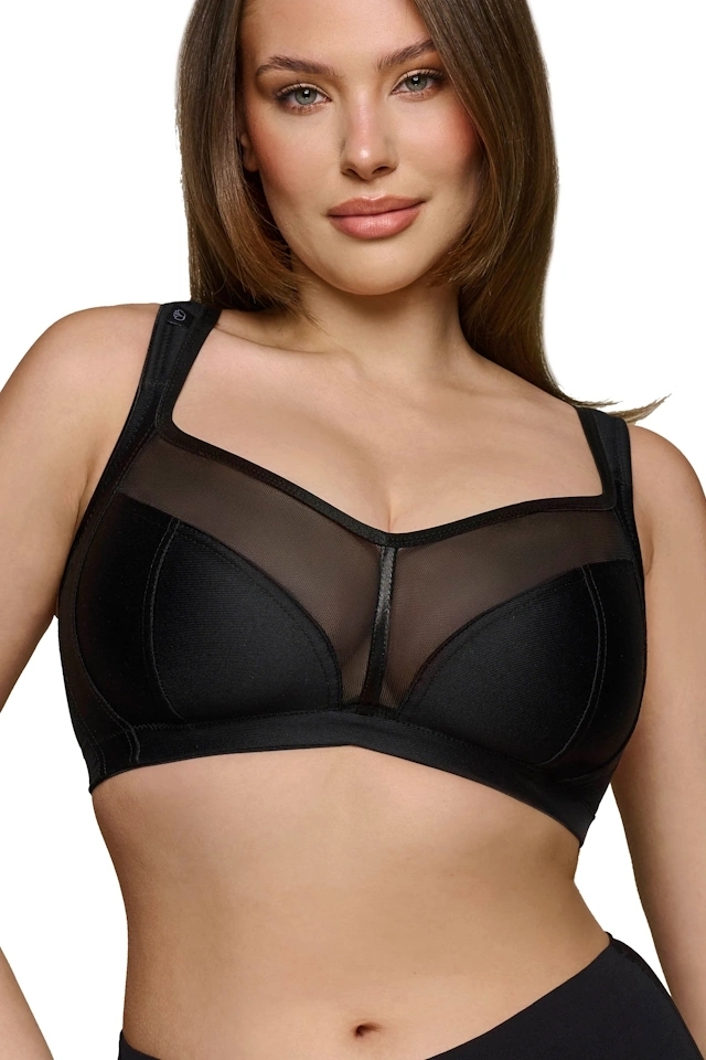 Dalia Nubia K33 czarny biustonosz bezfiszbinowy soft