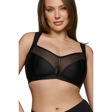 Dalia Nubia K33 czarny biustonosz bezfiszbinowy soft