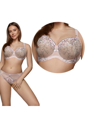 Dalia Elira K24 róż motyle biustonosz semi-soft