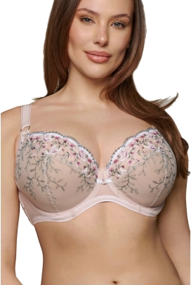 Dalia Elira K26 róż motyle biustonosz soft