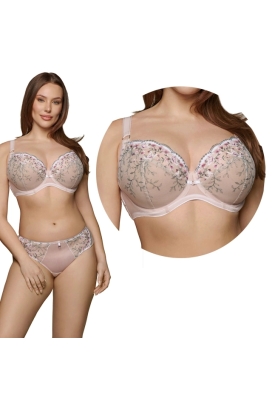 Dalia Elira K26 róż motyle biustonosz soft