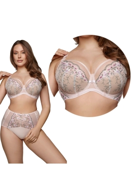 Dalia Elira K37 róż motyle biustonosz semi-soft