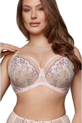 Dalia Elira K37 róż motyle biustonosz semi-soft