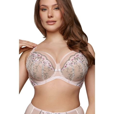 Dalia Elira K37 róż motyle biustonosz semi-soft