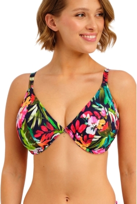 Freya Kailua Shores midnight triangle plunge biustonosz do stroju kąpielowego