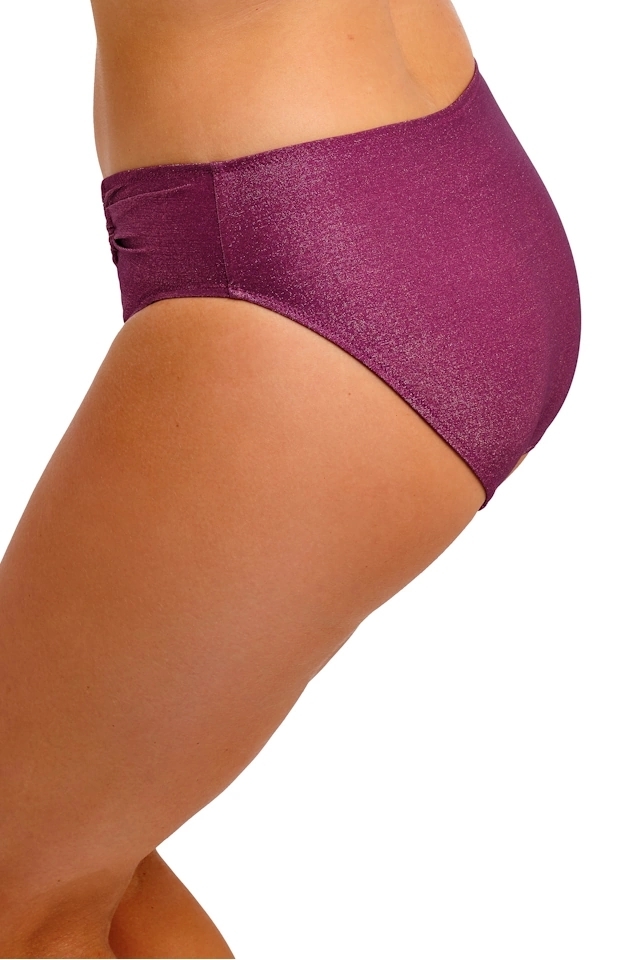 Fantasie Paros Coast berry shimmer figi mid rise do stroju kąpielowego