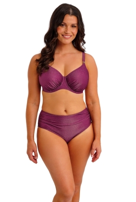 Fantasie Paros Coast berry shimmer figi wysokie do stroju kąpielowego