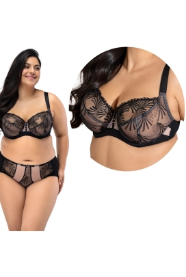 Nessa Candy czarny biustonosz soft