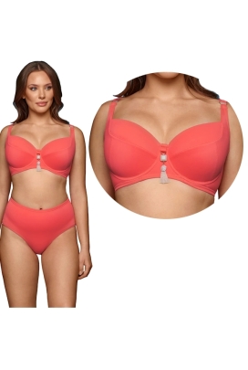 Dalia Koral pastelowy K24 usztywniany biustonosz do stroju kąpielowego