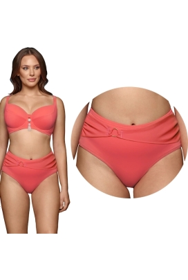 Dalia Koral pastelowy figi maxi z kółkiem do stroju kąpielowego