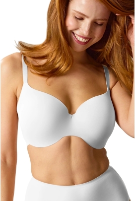 Panache 365 white t-shirt wysoki mostek biustonosz usztywniany