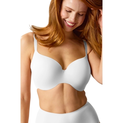 Panache 365 white t-shirt wysoki mostek biustonosz usztywniany