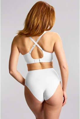 Panache 365 white t-shirt wysoki mostek biustonosz usztywniany