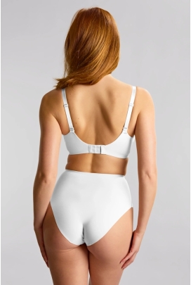 Panache 365 white t-shirt wysoki mostek biustonosz usztywniany