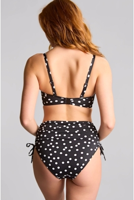 Panache Polka dot print bandeau biustonosz do stroju kąpielowego