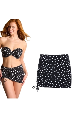 Panache Polka dot print  figi ze spódnicą strój kąpielowy