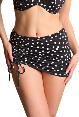 Panache Polka dot print  figi ze spódnicą strój kąpielowy