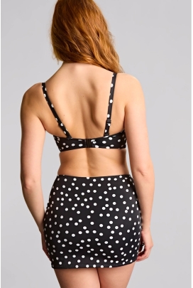 Panache Polka dot print  figi ze spódnicą strój kąpielowy