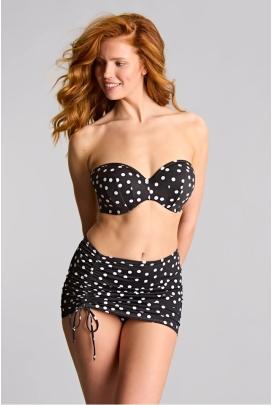 Panache Polka dot print  figi ze spódnicą strój kąpielowy