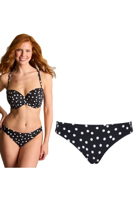 Panache Polka dot print figi klasyczne do stroju kąpielowego