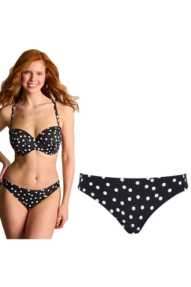 Panache Polka dot print figi klasyczne do stroju kąpielowego