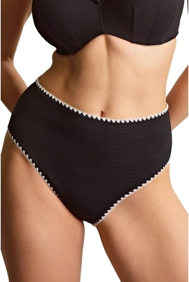 Panache Aurora black/white figi wysokie do stroju kąpielowego