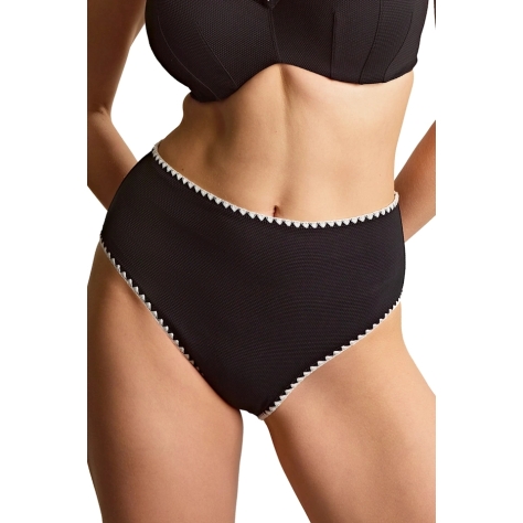 Panache Aurora black/white figi wysokie do stroju kąpielowego