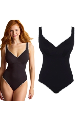 Panache Aurora black/white jednoczęściowy strój kąpielowy