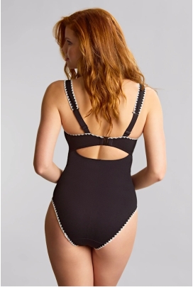 Panache Aurora black/white jednoczęściowy strój kąpielowy