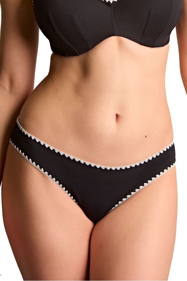 Panache Aurora black/white figi klasyczne do stroju kąpielowego