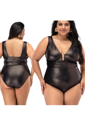 Nessa Lipsi Milano miedziany b/f jednoczęściowy kostium kąpielowy