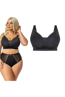 KrisLine Noa black procomfort biustonosz bezfiszbinowy soft