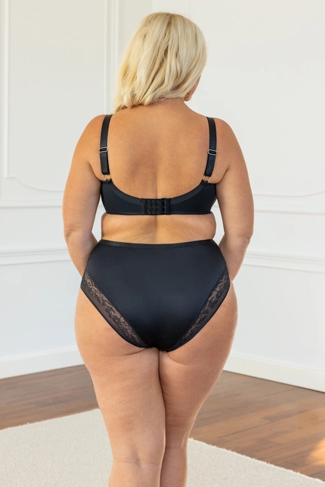 KrisLine Noa black soft lace biustonosz soft