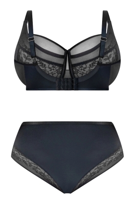 KrisLine Noa black soft lace biustonosz miękki