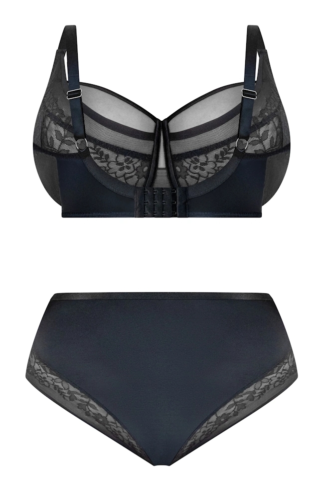 KrisLine Noa black soft lace biustonosz soft