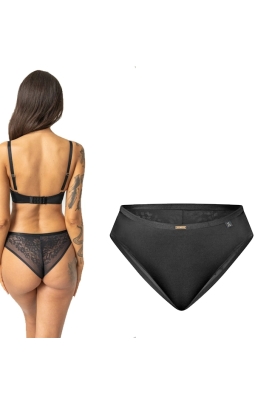 KrisLine Noa black stringo-szorty