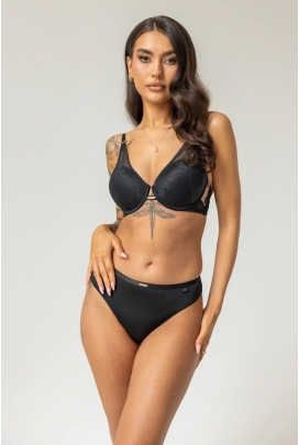 KrisLine Noa black stringo-szorty