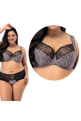 Nessa Celesta beż kwiaty soft biustonosz, minimizer