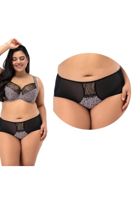 Nessa Celesta beż kwiaty N01 figi tanga