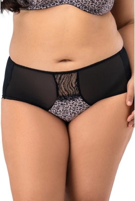 Nessa Celesta beż kwiaty N01 figi tanga