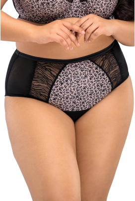 Nessa Celesta beż kwiaty N02 figi wysokie