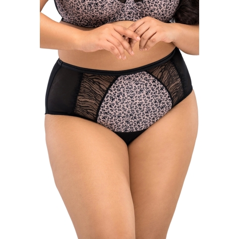 Nessa Celesta beż kwiaty N02 figi wysokie