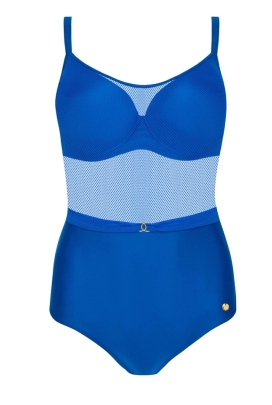 Self 26 1000BD4 13 Bermuda cornflower strój kąpielowy jednoczęściowy push-up