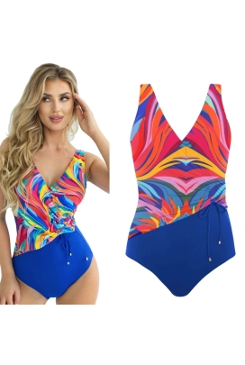 Self 26 1069V1LN7 Larnaca multi kwiaty strój kąpielowy jednoczęściowy usztywniony