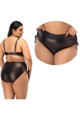 Nessa Lipsi miedziany N02 figi z troczkami do stroju kąpielowego