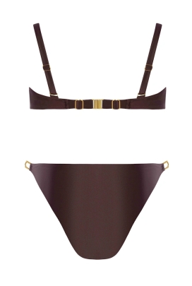 Self 26 730V1BR1 18 New York brąz złoto strój kąpielowy dwuczęściowy usztywniony