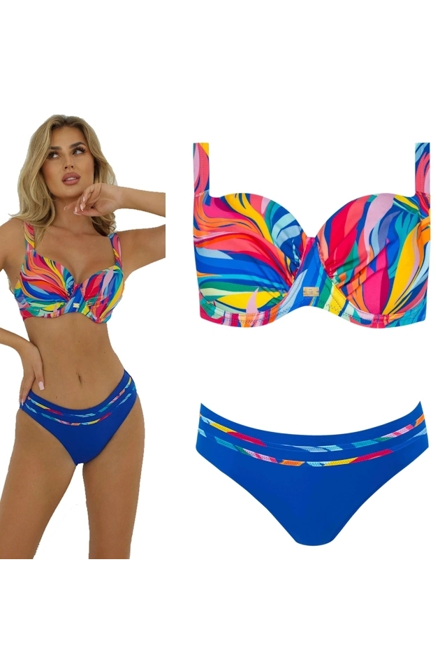 Self 26 995V1LN6 Larnaca 6 Multi Kwiaty dwuczęściowy strój kąpielowy