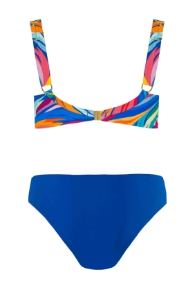 Self 26 S995V1LN6 Larnaca 6 Multi Kwiaty dwuczęściowy strój kąpielowy