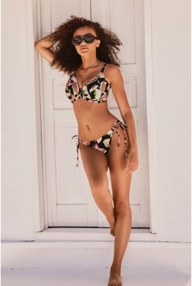 Freya Ocean Avenue multi figi tie side majtki do stroju kąpielowego