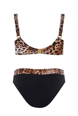 Self 26 995V1ZA6 1 Zambia brąz cętki 2cz. kostium kąpielowy